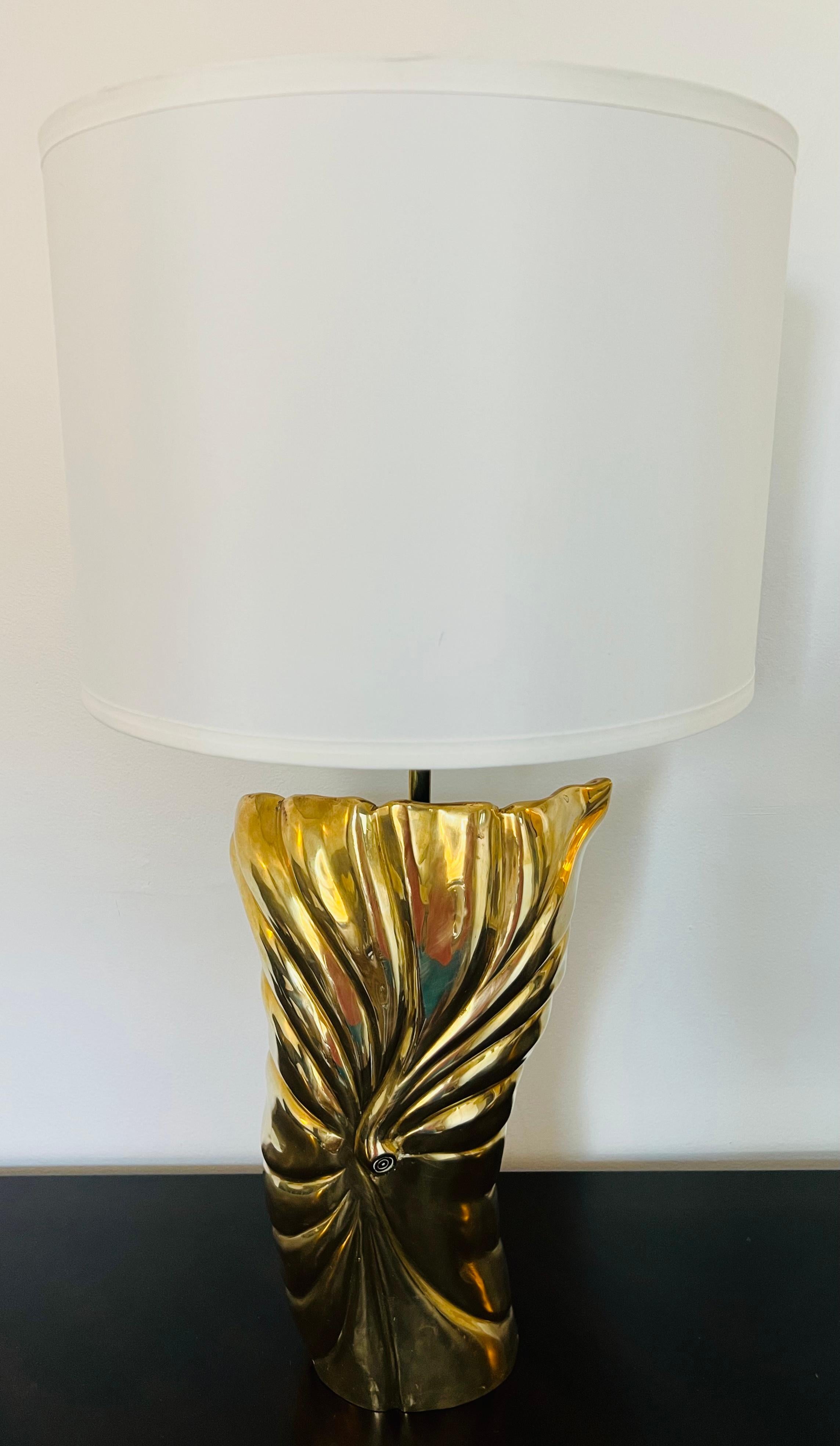 Post-Modern American Chapman Lighting 1980s Sculptural Table Lamp For Sale
