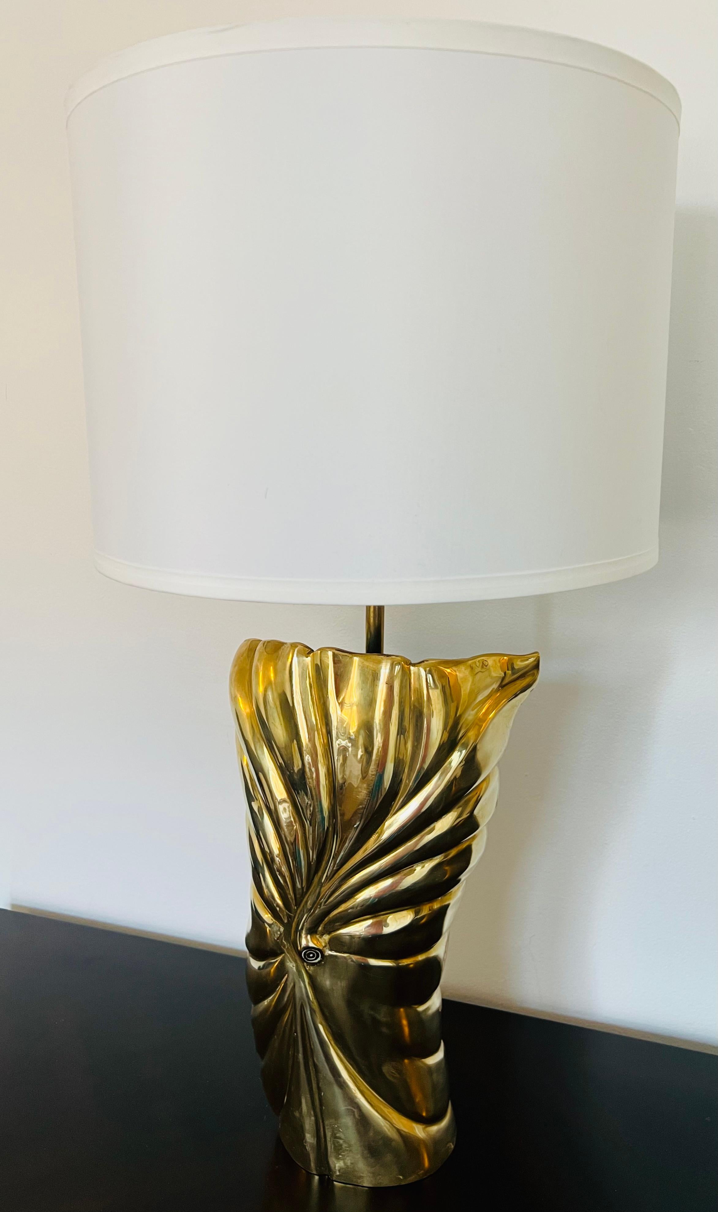 Late 20th Century American Chapman Lighting 1980s Sculptural Table Lamp For Sale