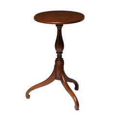 American Cherry Hepplewhite Candle Stand, 1800