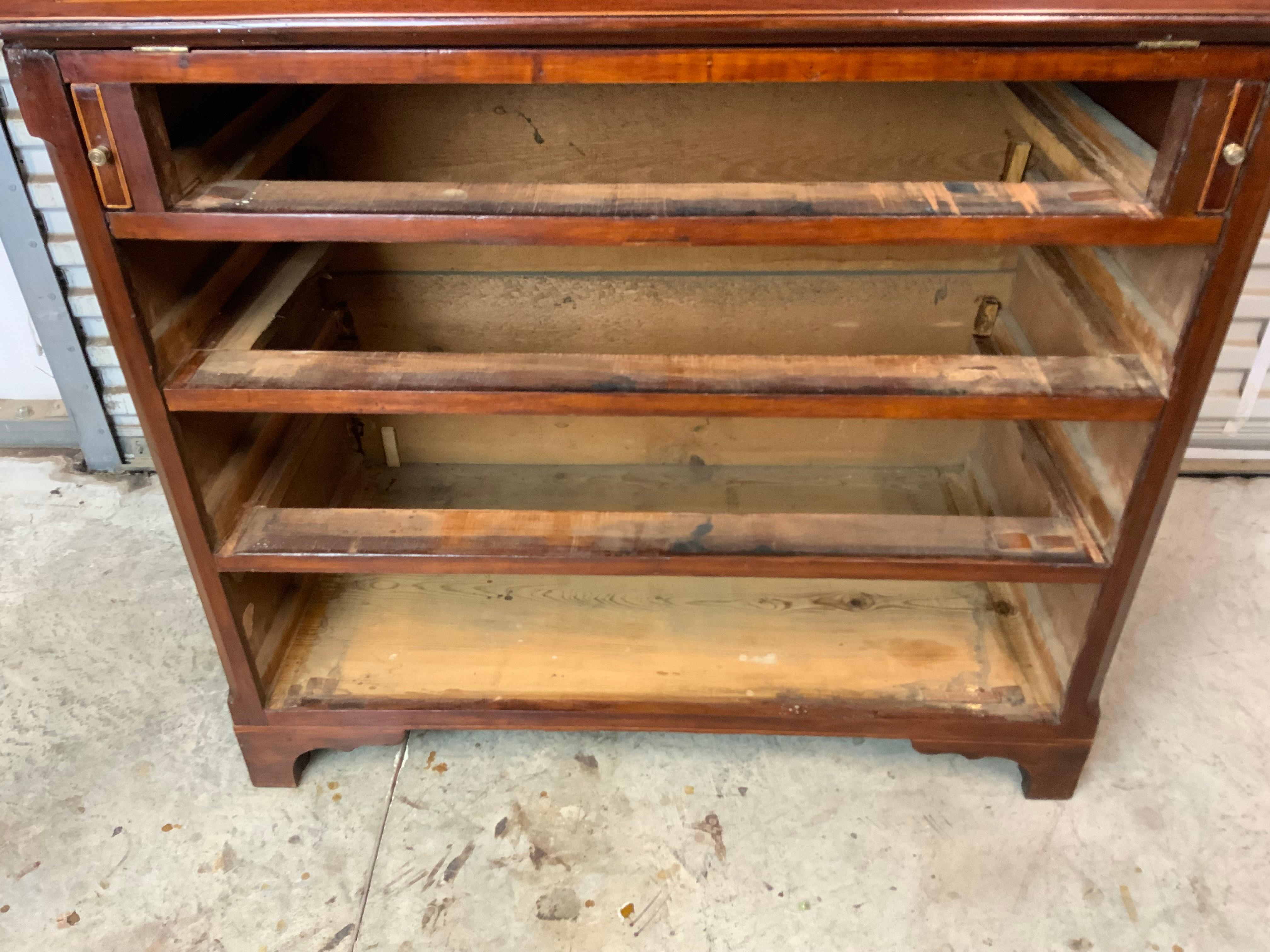 American Cherry Slant Front Desk 5