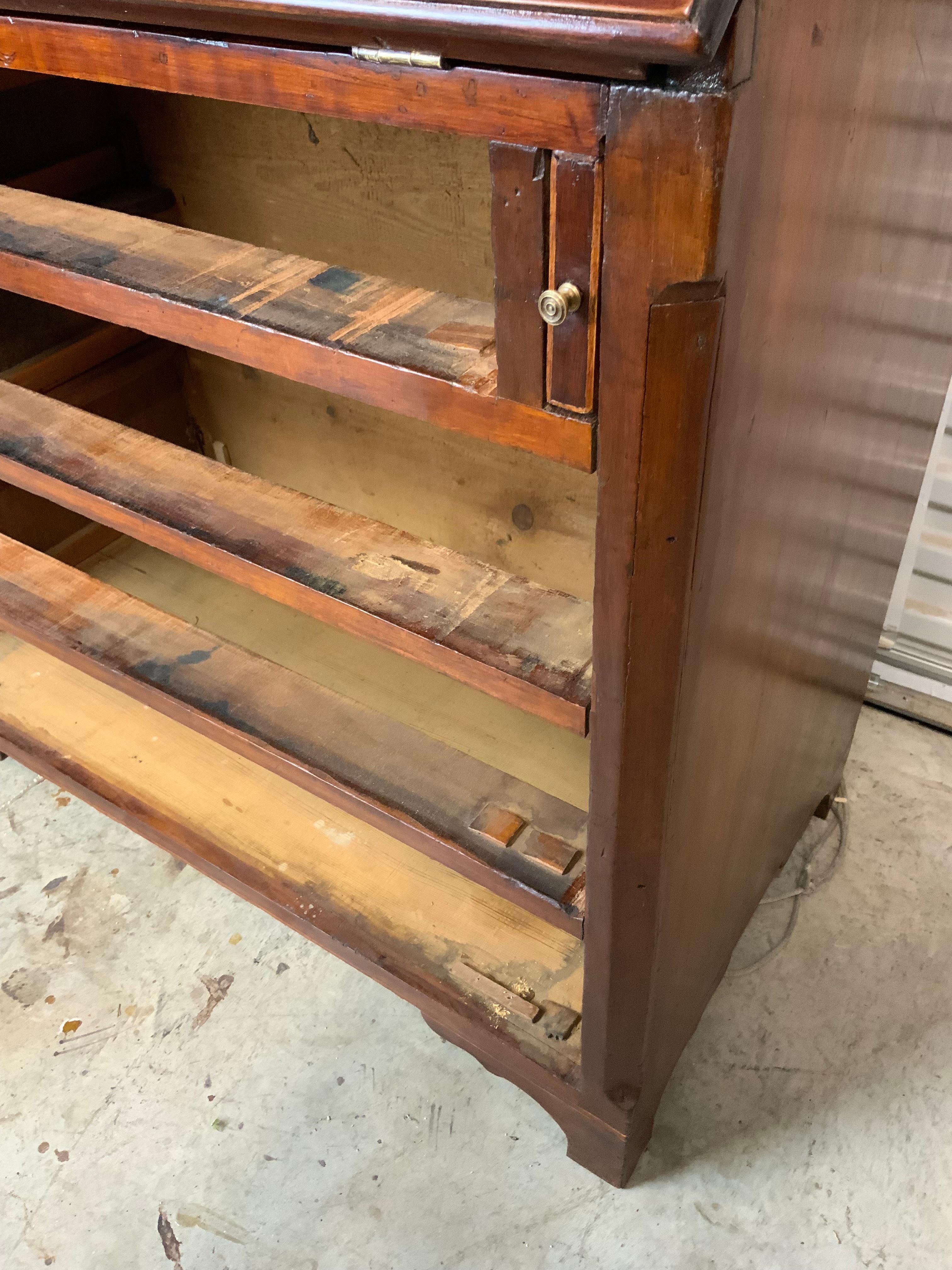 American Cherry Slant Front Desk 6