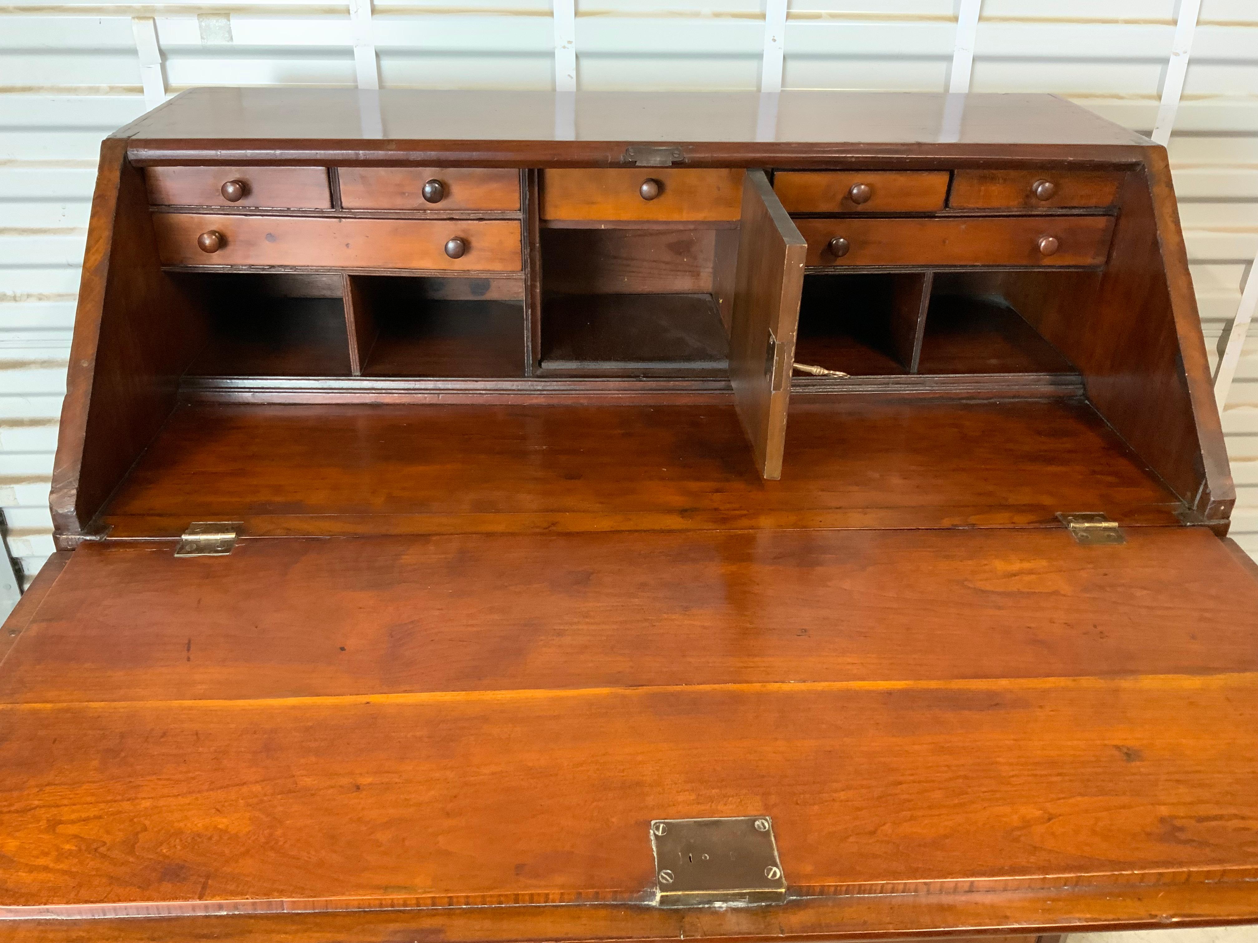 American Cherry Slant Front Desk 1