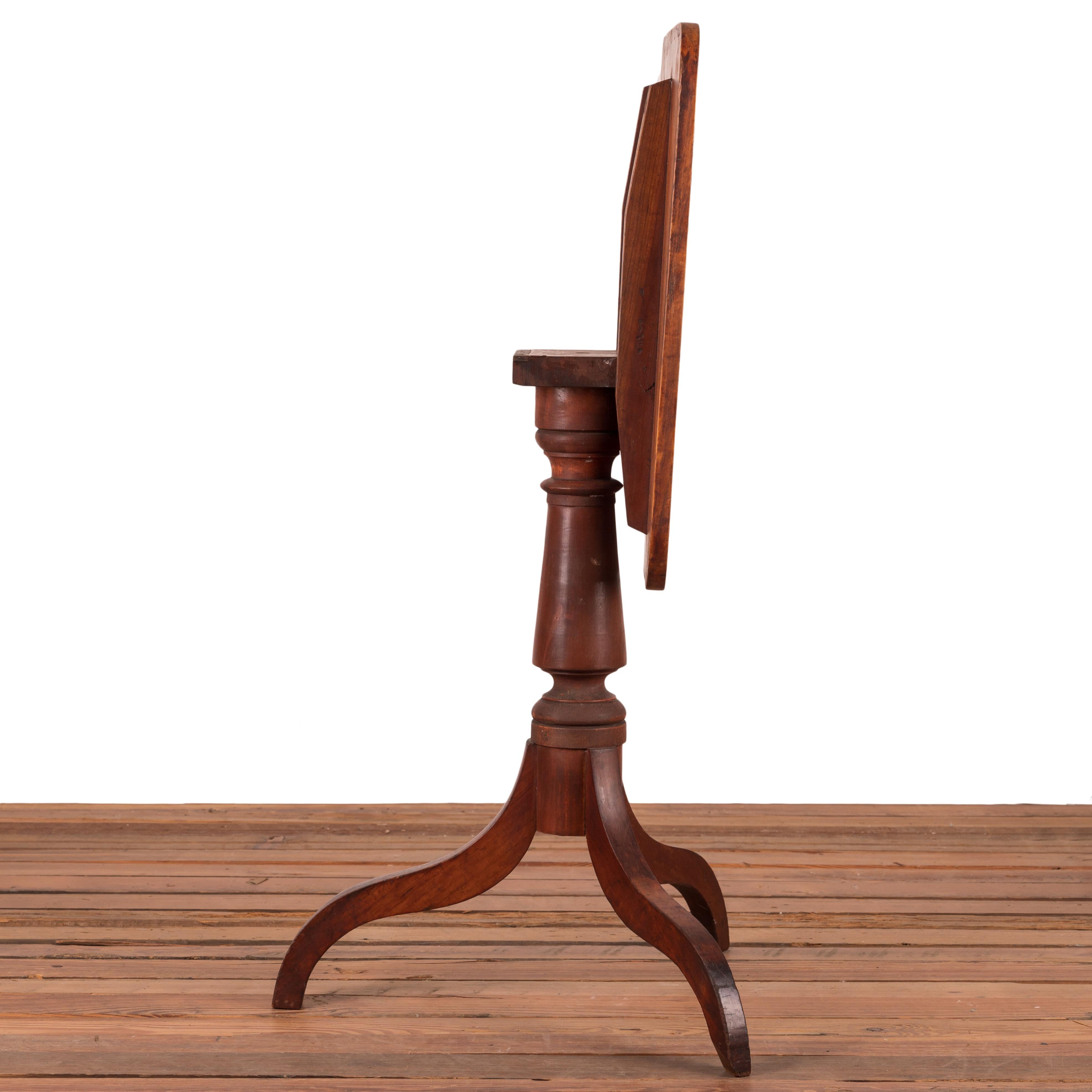 Federal American Cherry Tilt-Top Candle Stand For Sale