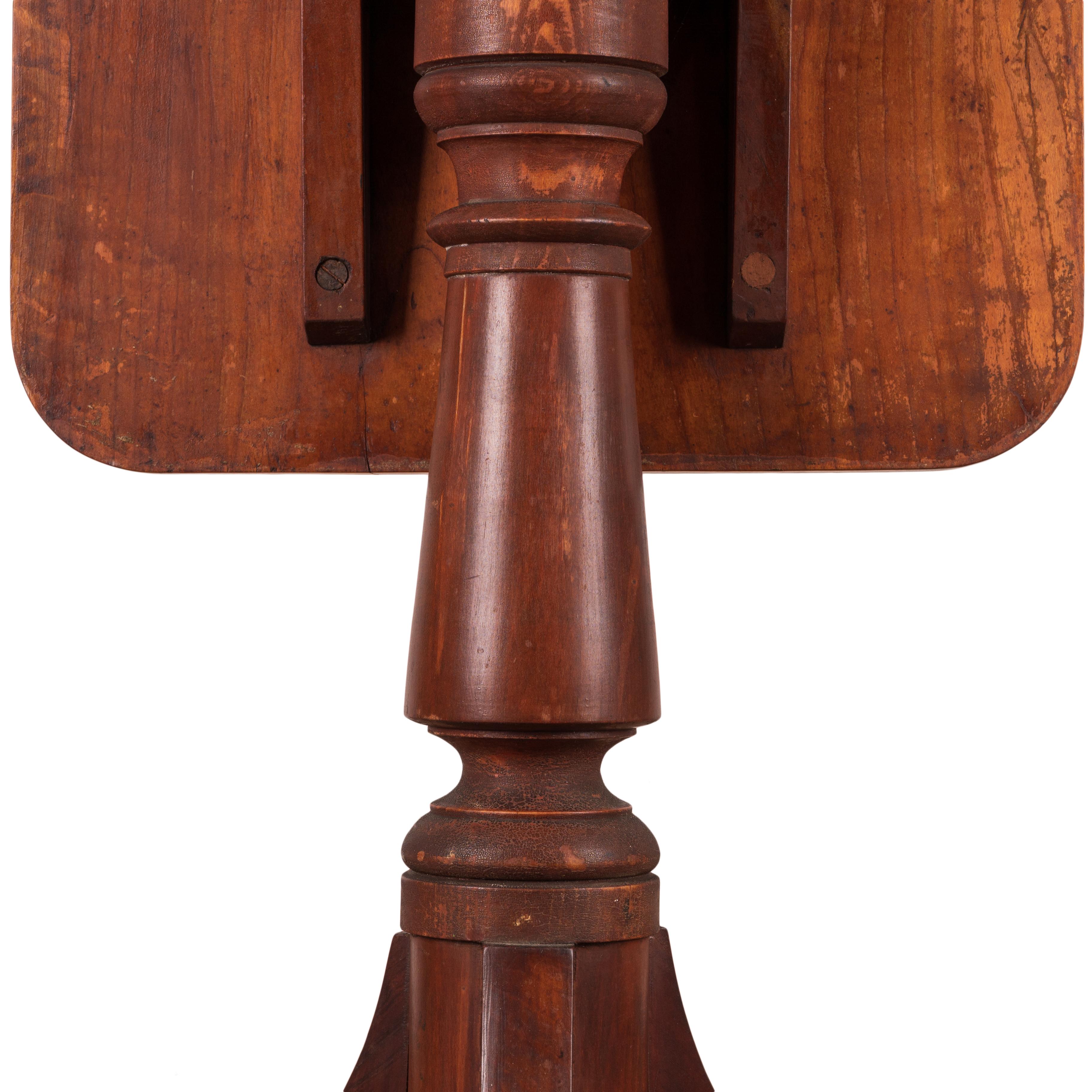 American Cherry Tilt-Top Candle Stand For Sale 2