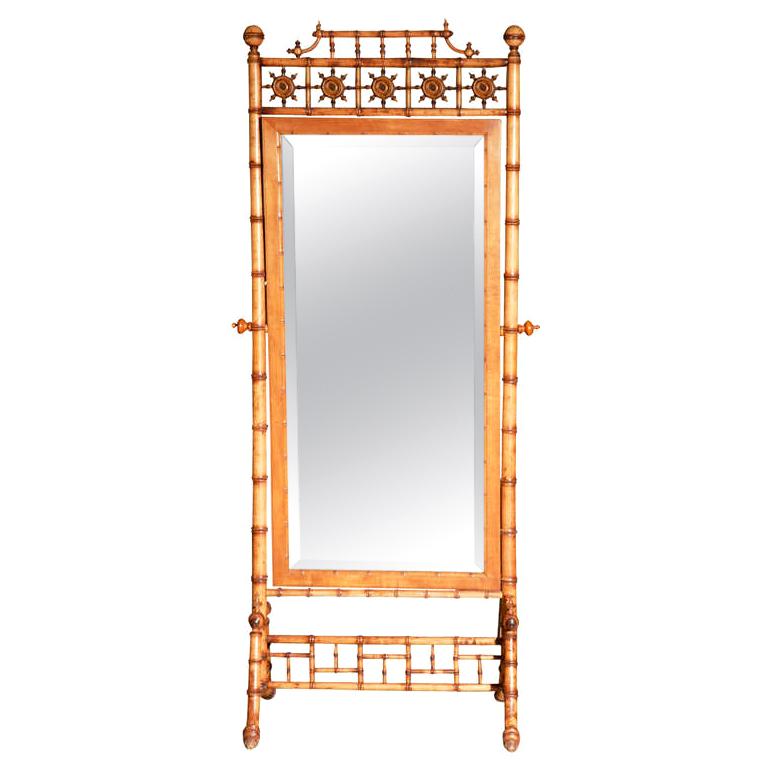 American Cheval Mirror For Sale