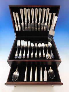 American Chippendale by Frank Smith Sterling Silver Flatware Set 8 Service 60 Pc