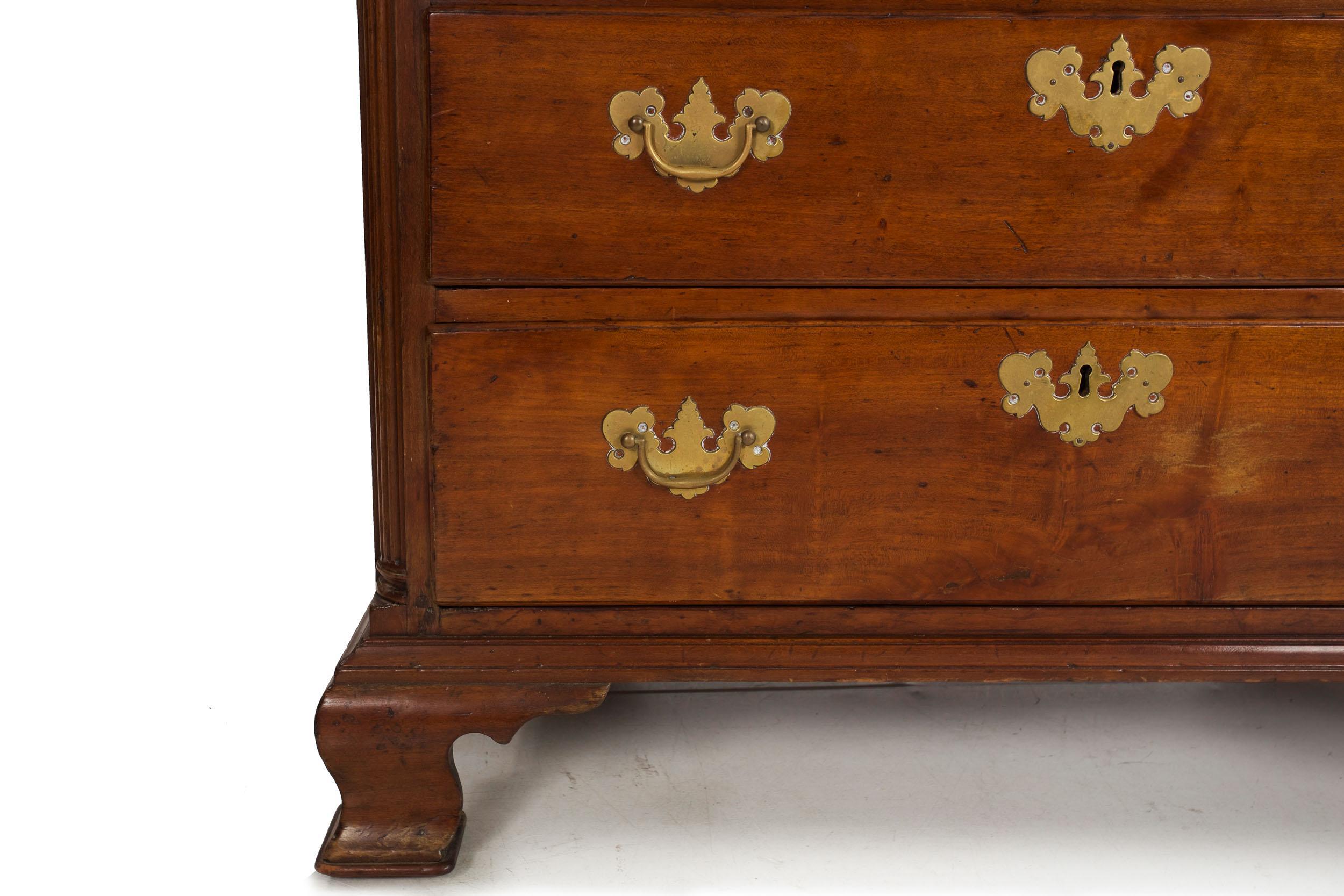 American Chippendale Cherry Chest of Drawers, Pennsylvania, circa 1780 4