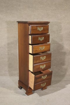 American Chippendale Cherry Lingerie Chest