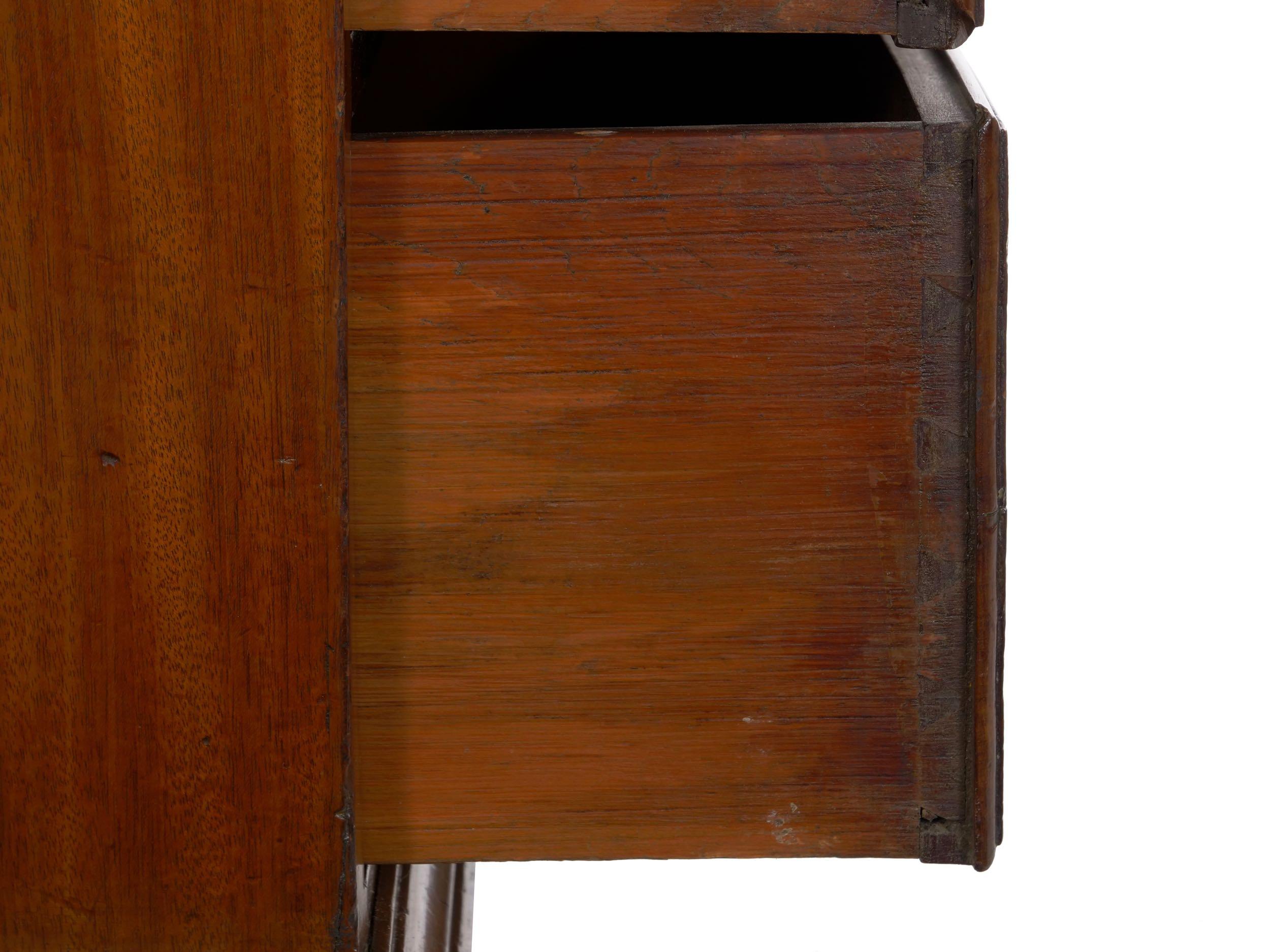 American Chippendale Mahogany Antique Slant-Front Writing Desk, circa 1790 15