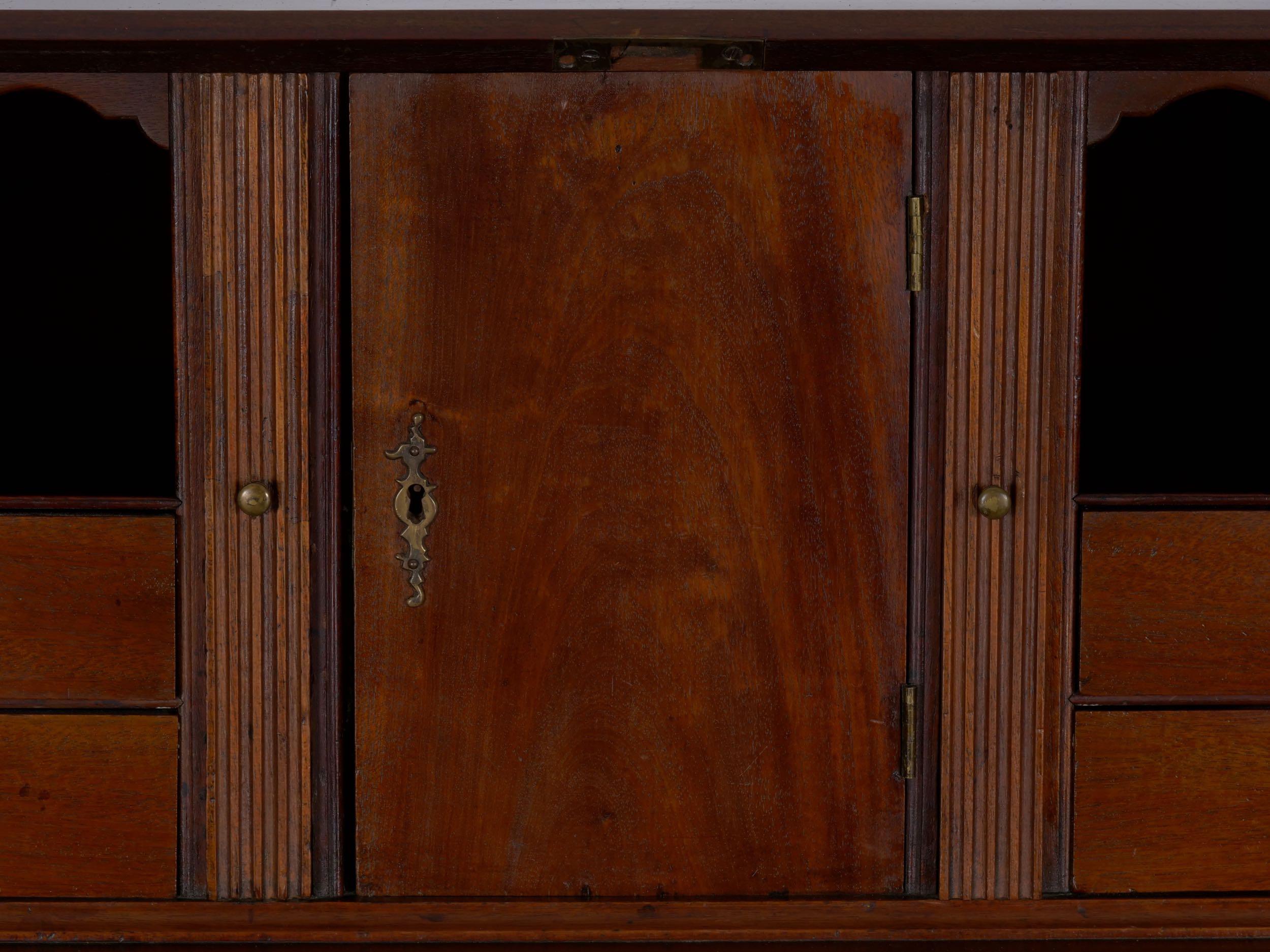 American Chippendale Mahogany Antique Slant-Front Writing Desk, circa 1790 3