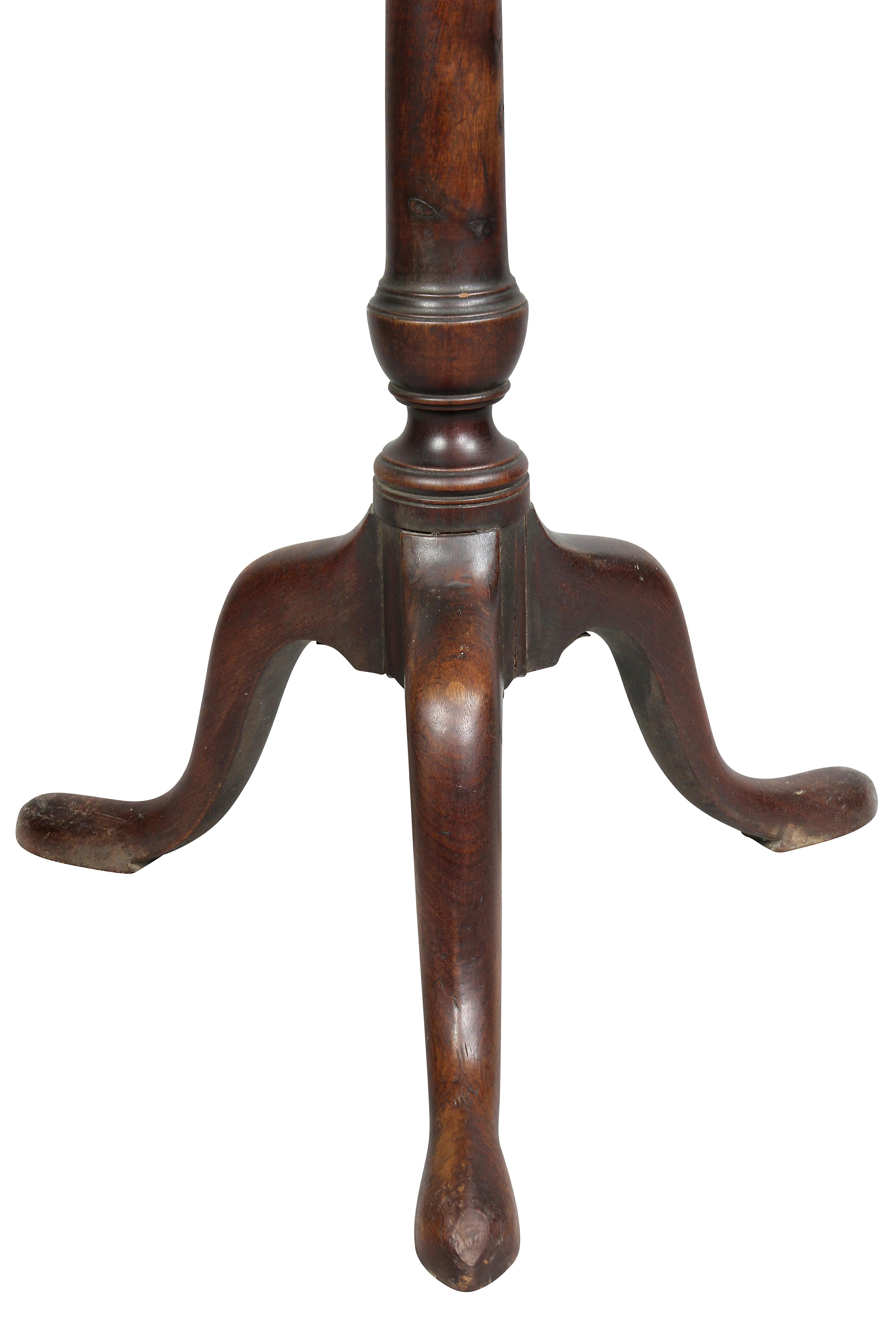 American Chippendale Mahogany Candlestand 2