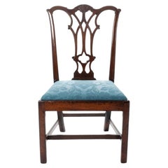 American Chippendale Mahogany Slip Seat Side Chair by Thomas Tuft