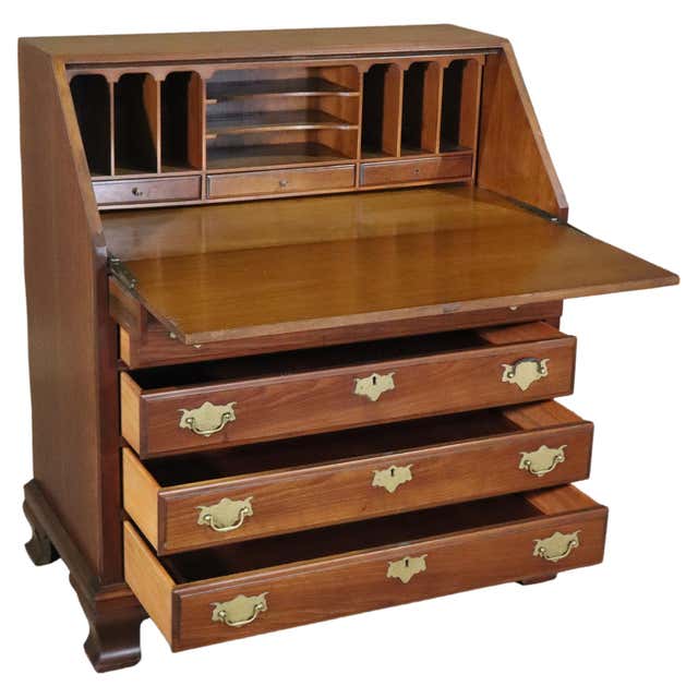 Secretary Hinge Cherry Secretary Desk - 24 For Sale on 1stDibs | cherry secretary desk ...