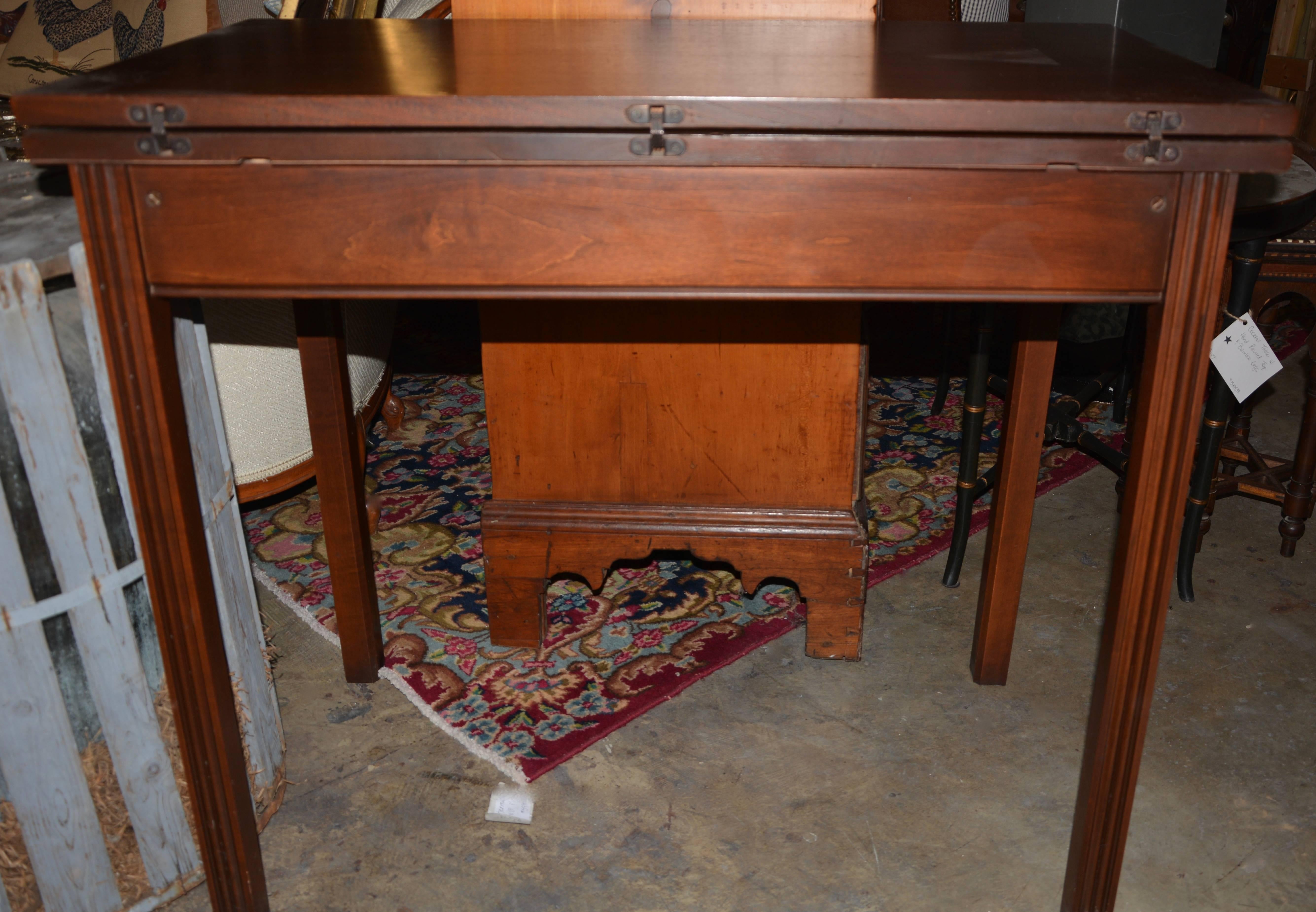 American Chinese Chippendale Style Game Table For Sale 3