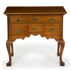 American Chippendale Style Lowboy Chest of Drawers, 20th Century
