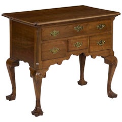 American Chippendale Style Lowboy Chest of Drawers, 20th Century