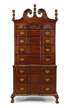 American Chippendale Style Mahogany Chest