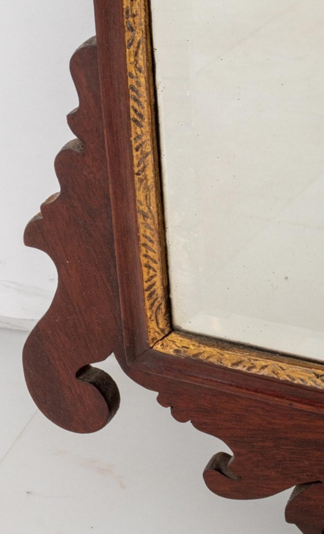 Mahogany American Chippendale Style Mirror, ca. 1900 For Sale