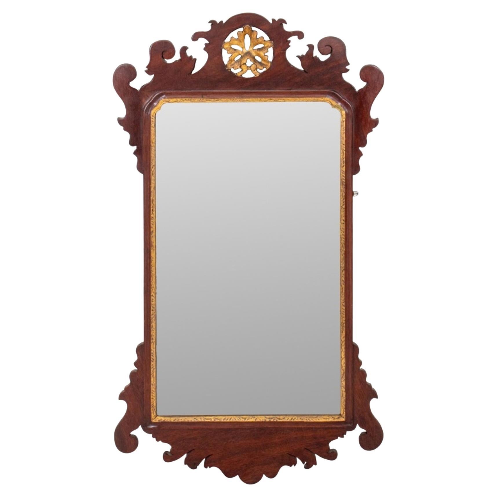 American Chippendale Style Mirror, ca. 1900