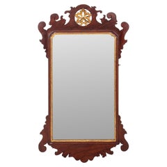 Antique American Chippendale Style Mirror, ca. 1900