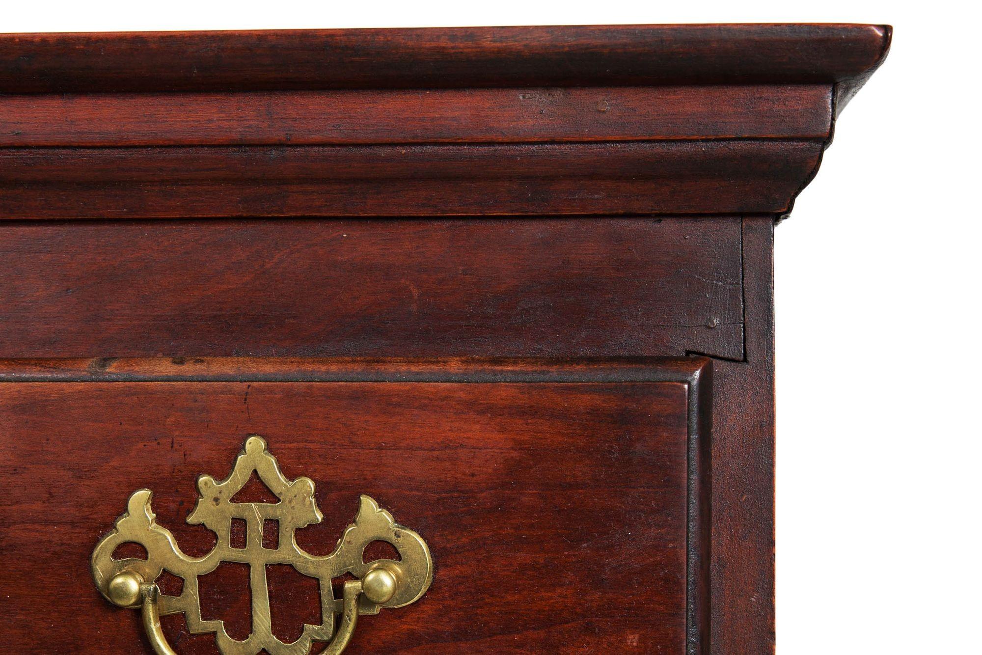 American Chippendale Tall Dresser Chest of Drawers, Mid-Atlantic c. 1800 For Sale 9