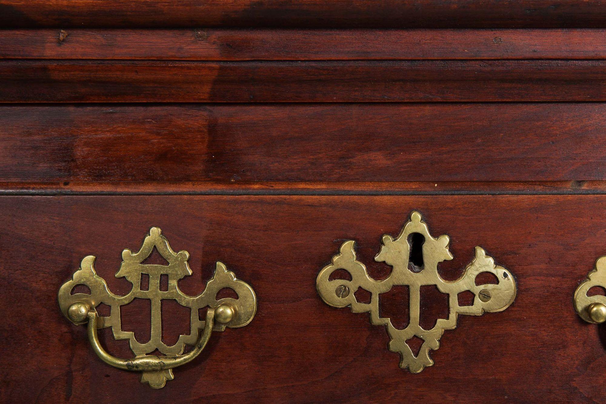 American Chippendale Tall Dresser Chest of Drawers, Mid-Atlantic c. 1800 10