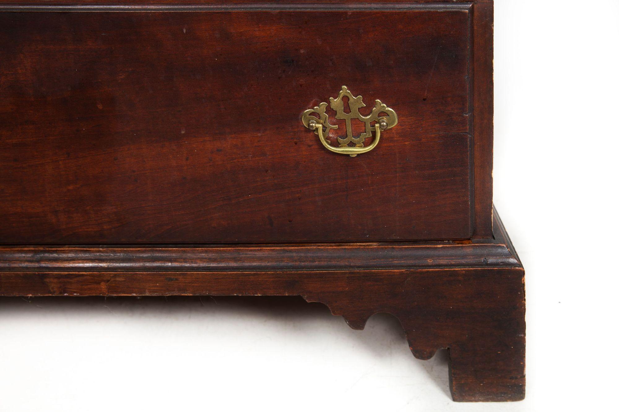 American Chippendale Tall Dresser Chest of Drawers, Mid-Atlantic c. 1800 For Sale 11