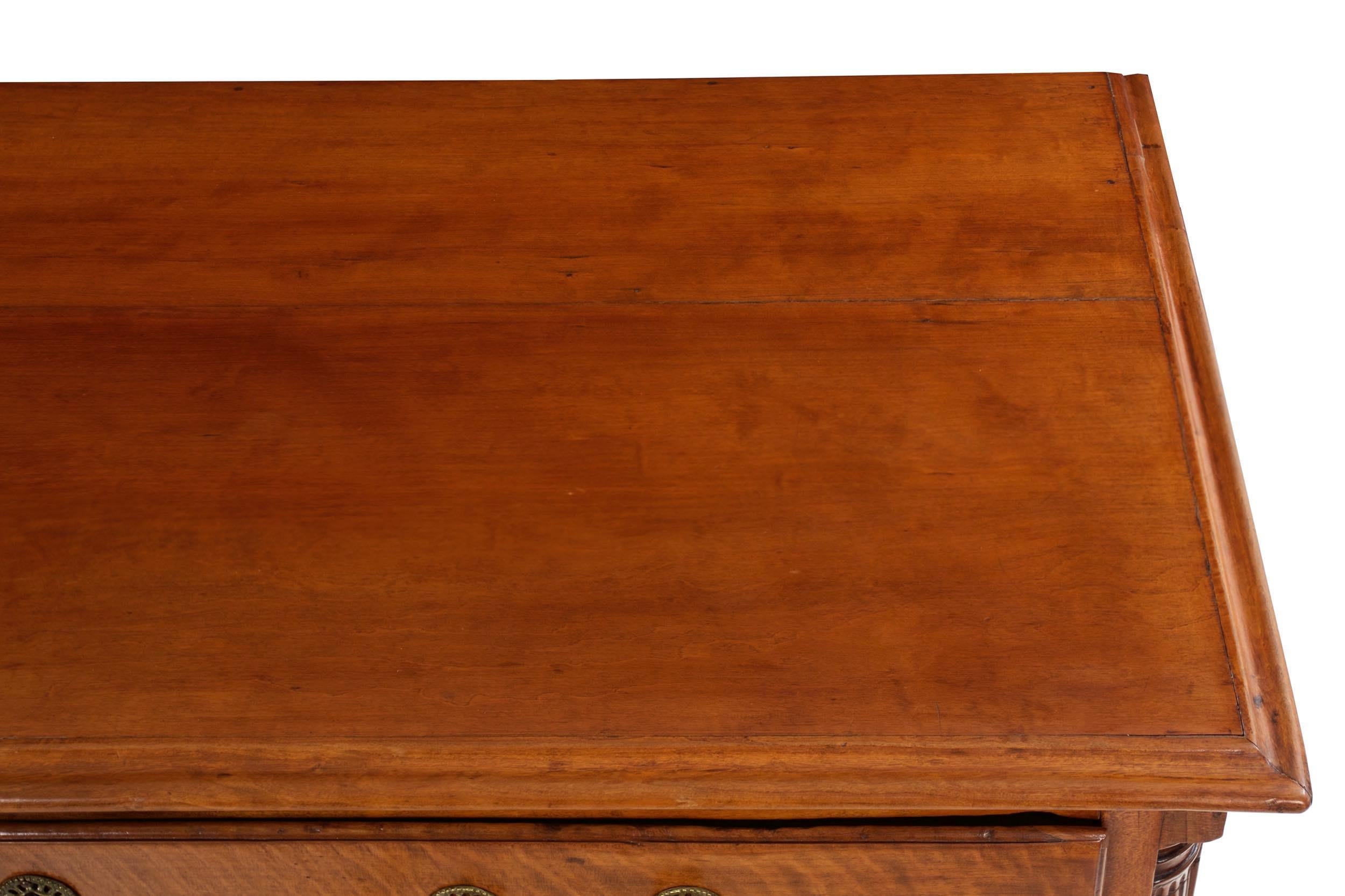 American Chippendale Tiger Maple Chest of Drawers, circa 1790 11