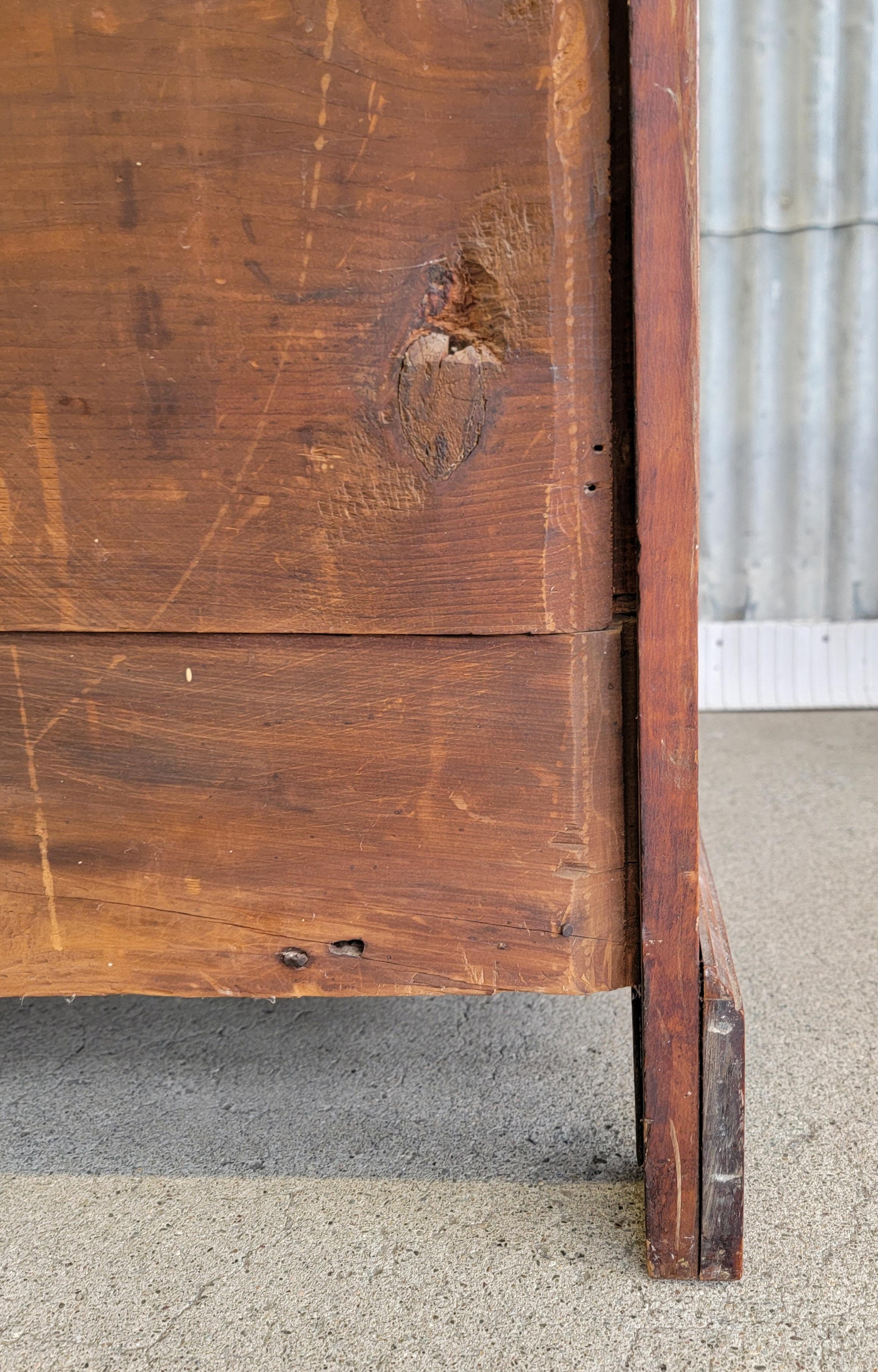 American Chippendale Tiger Maple Tall Chest / Dresser For Sale 13