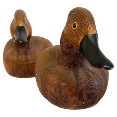 American Classic Antique Resin Bookends Ducks Resin