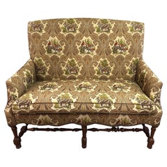 American Classic Equestrian Upholstered Loveseat Settee