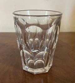 American Classical Ashburton Flint Glass Whiskey Tumbler or Flip, Circa 1850
