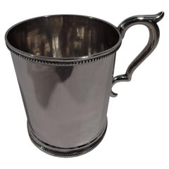 American Classical Coin Silver Baby Cup by Illinois State Society
