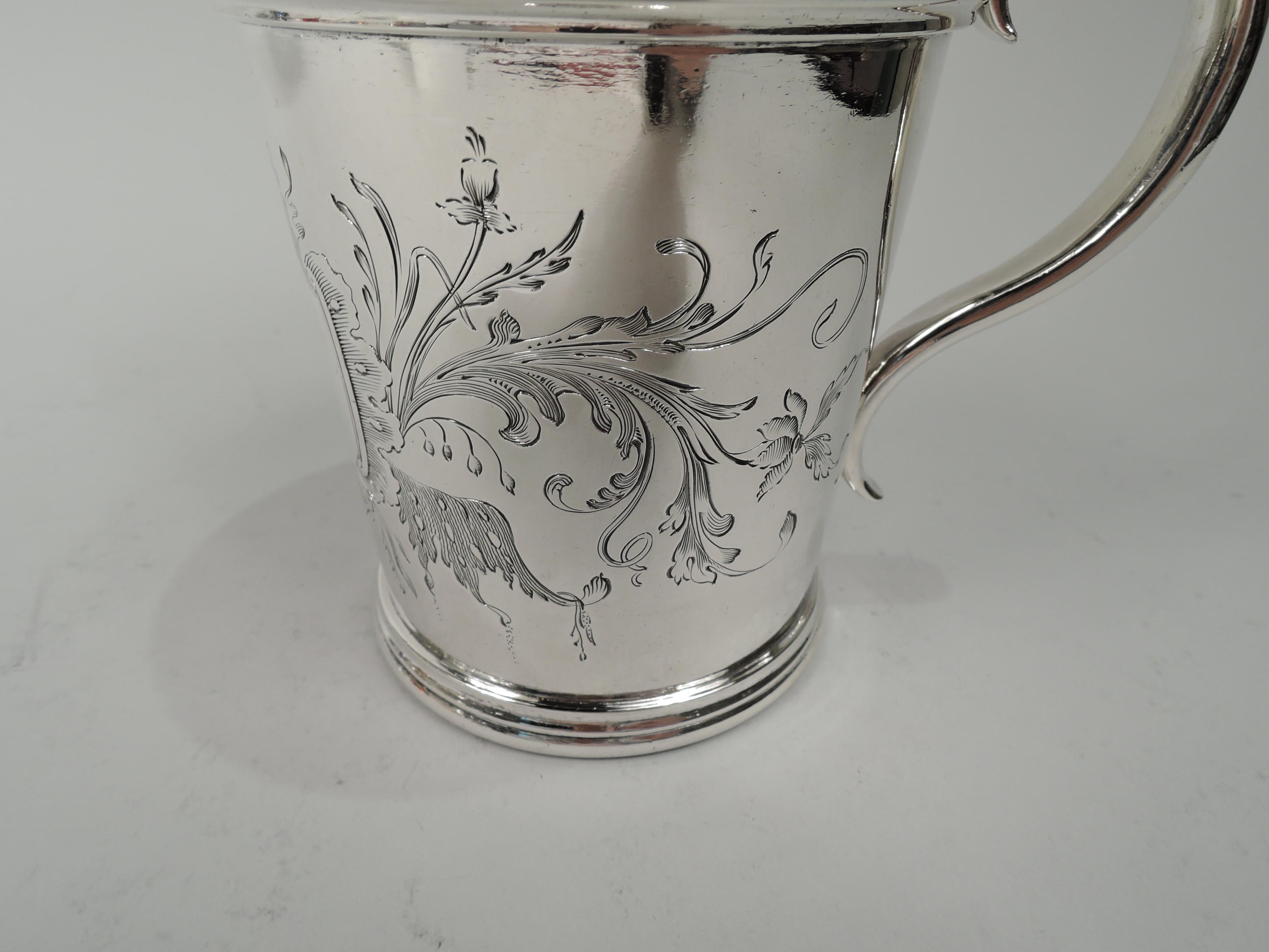 American Classical Coin Silver Baby Cup by Lincoln & Reed in Boston 1