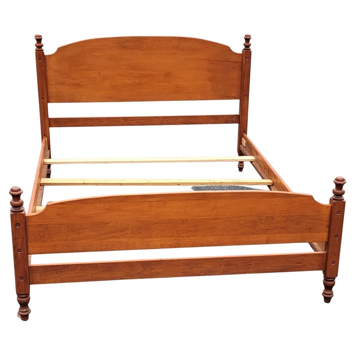 American Colonial American Classical Colonial Style Maple Full Size Bedstead