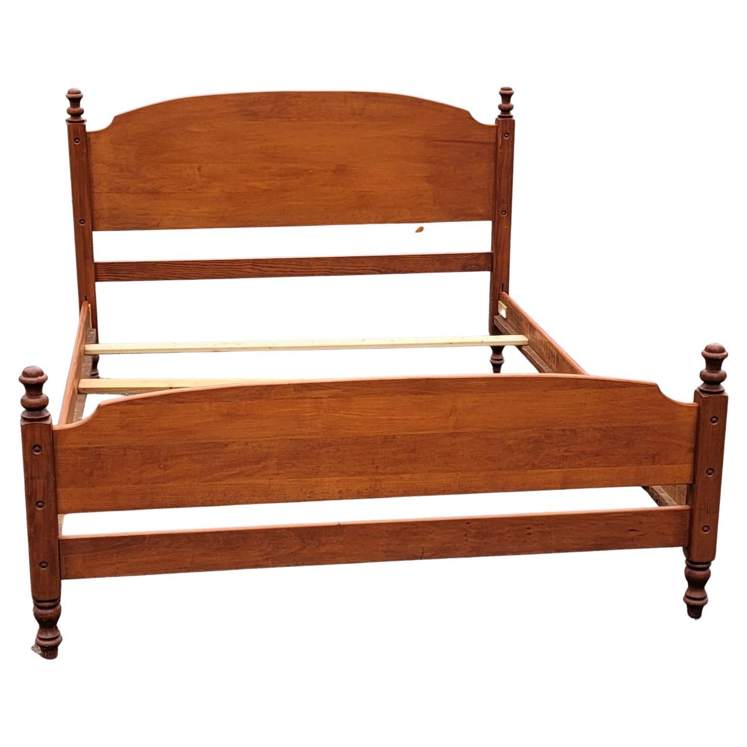 American Classical Colonial Style Maple Full Size Bedstead
