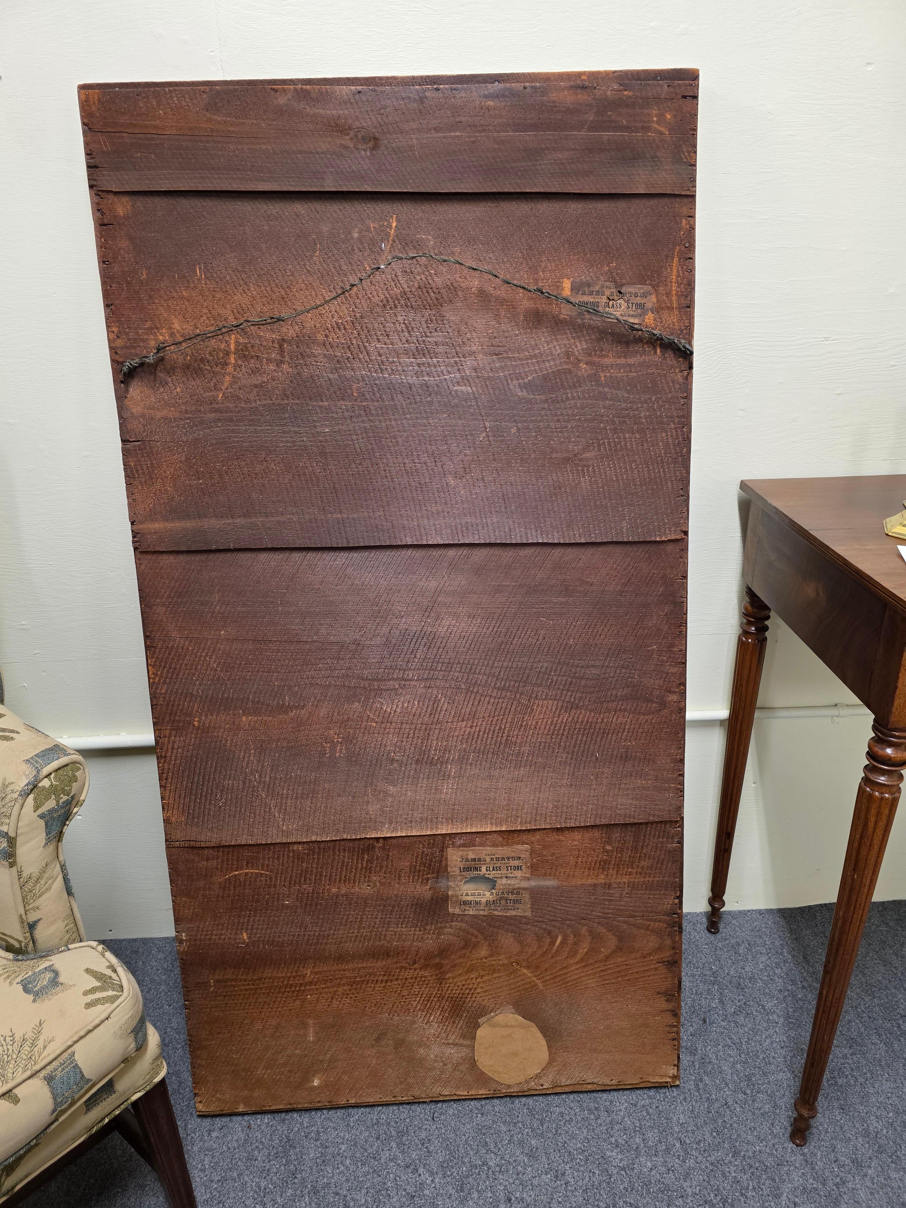 American Classical Mirror Albany New York 1820s In Good Condition For Sale In Hudson, NY