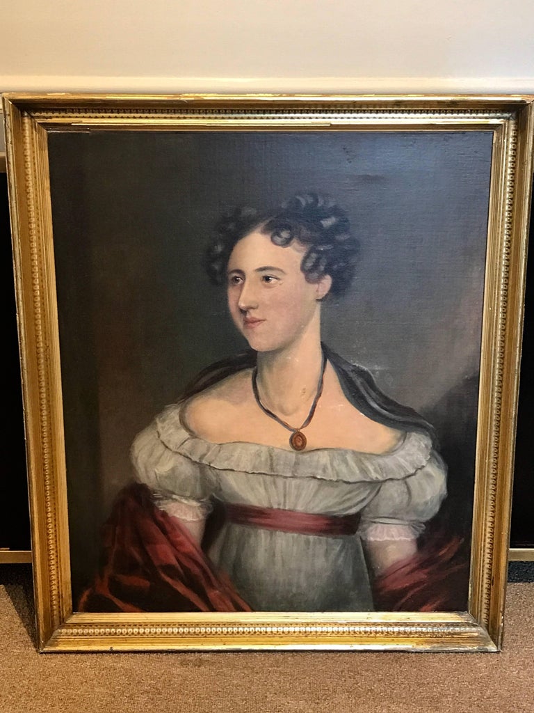 American Classical Portrait of a Lady For Sale 2