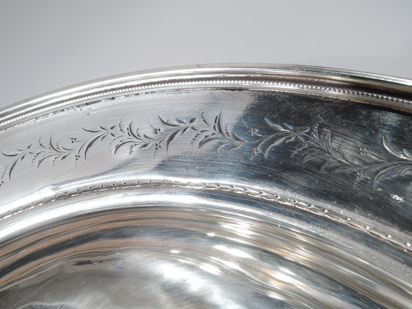 American Classical Sterling Silver Medallion Centerpiece Bowl 1