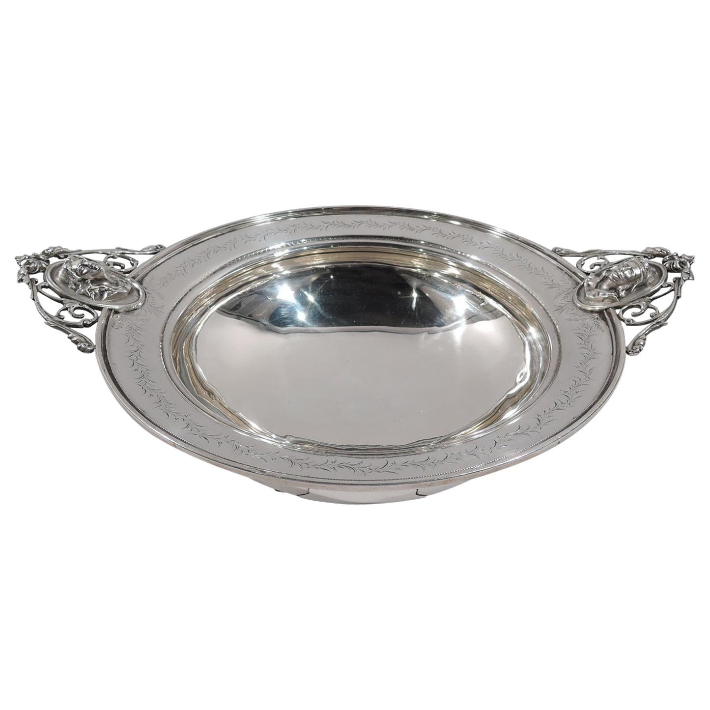 American Classical Sterling Silver Medallion Centerpiece Bowl