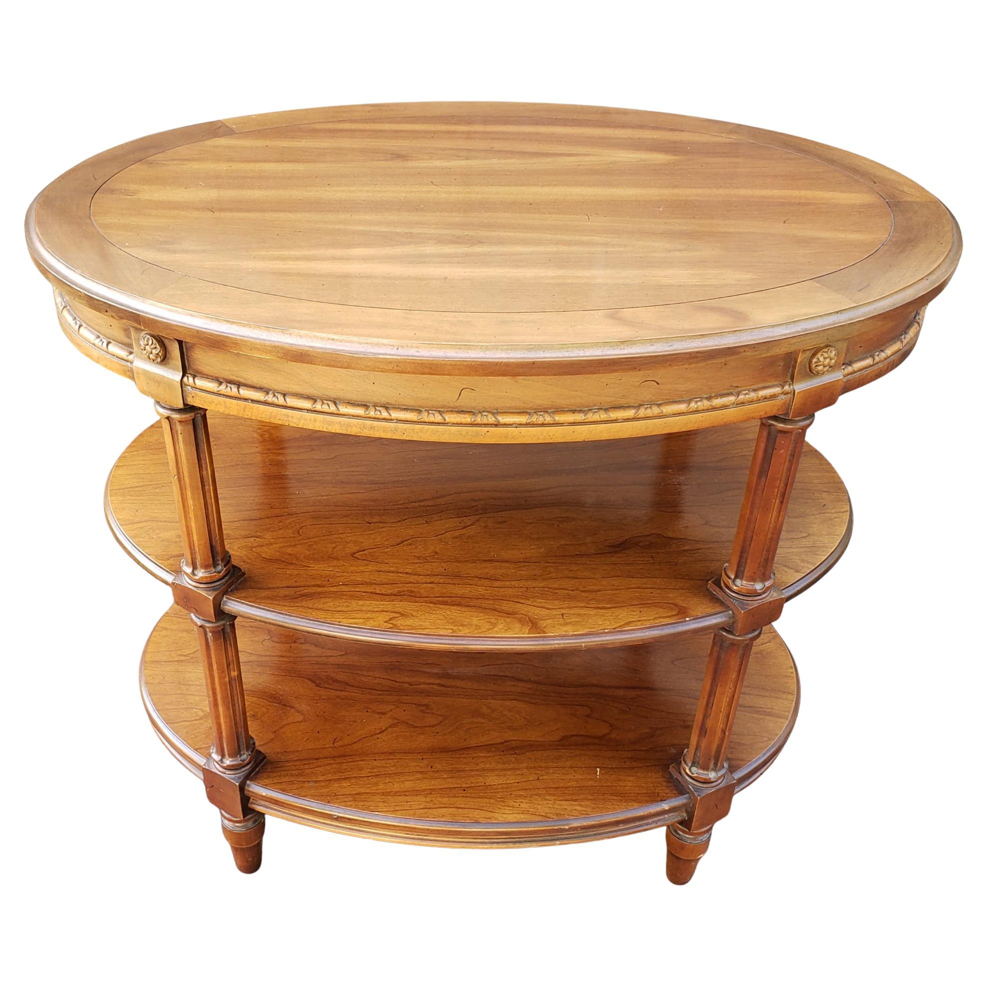 antique 3 tier round table