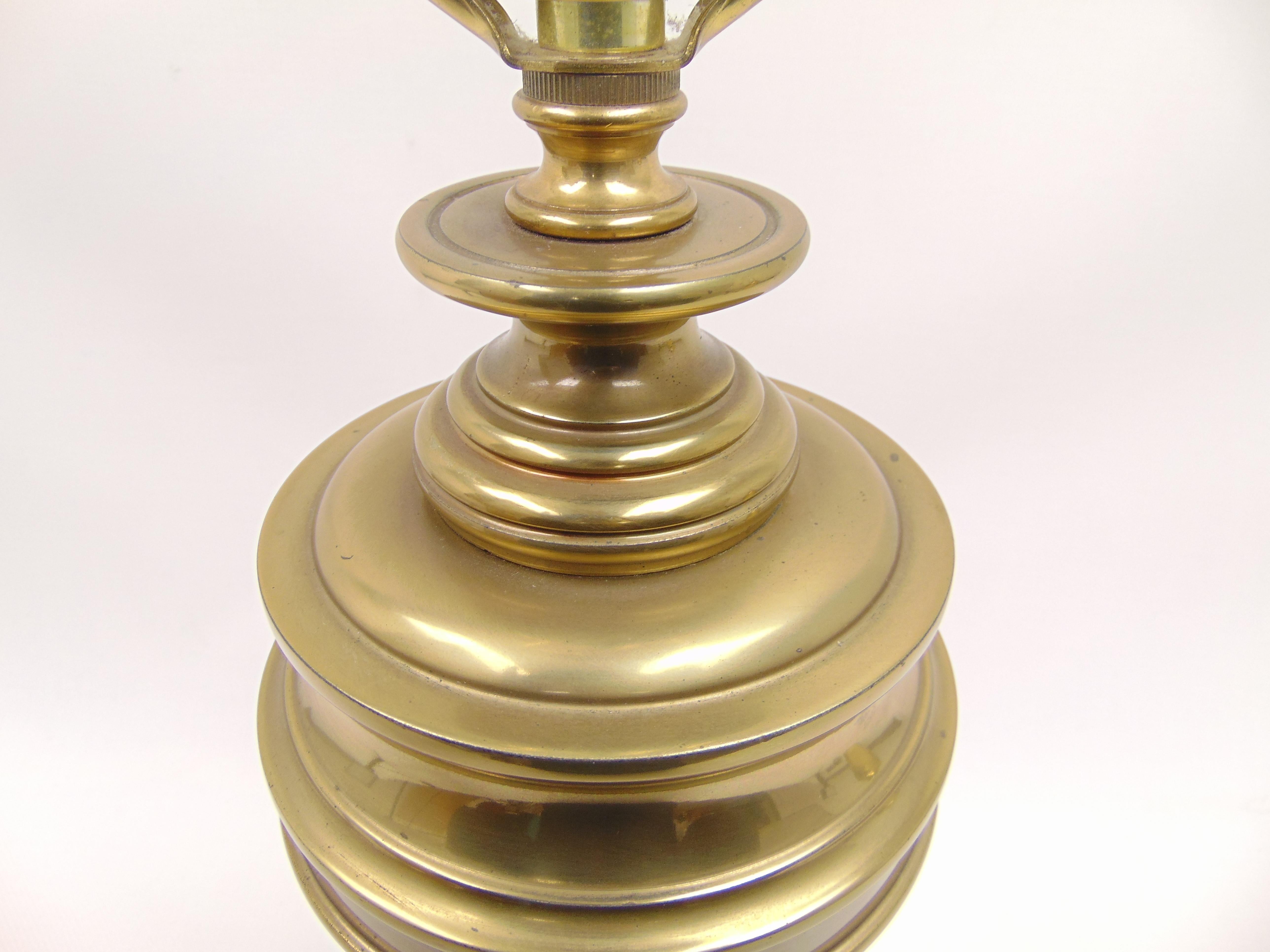 American Classical Traditional Brass Lamp by Stiffel 6