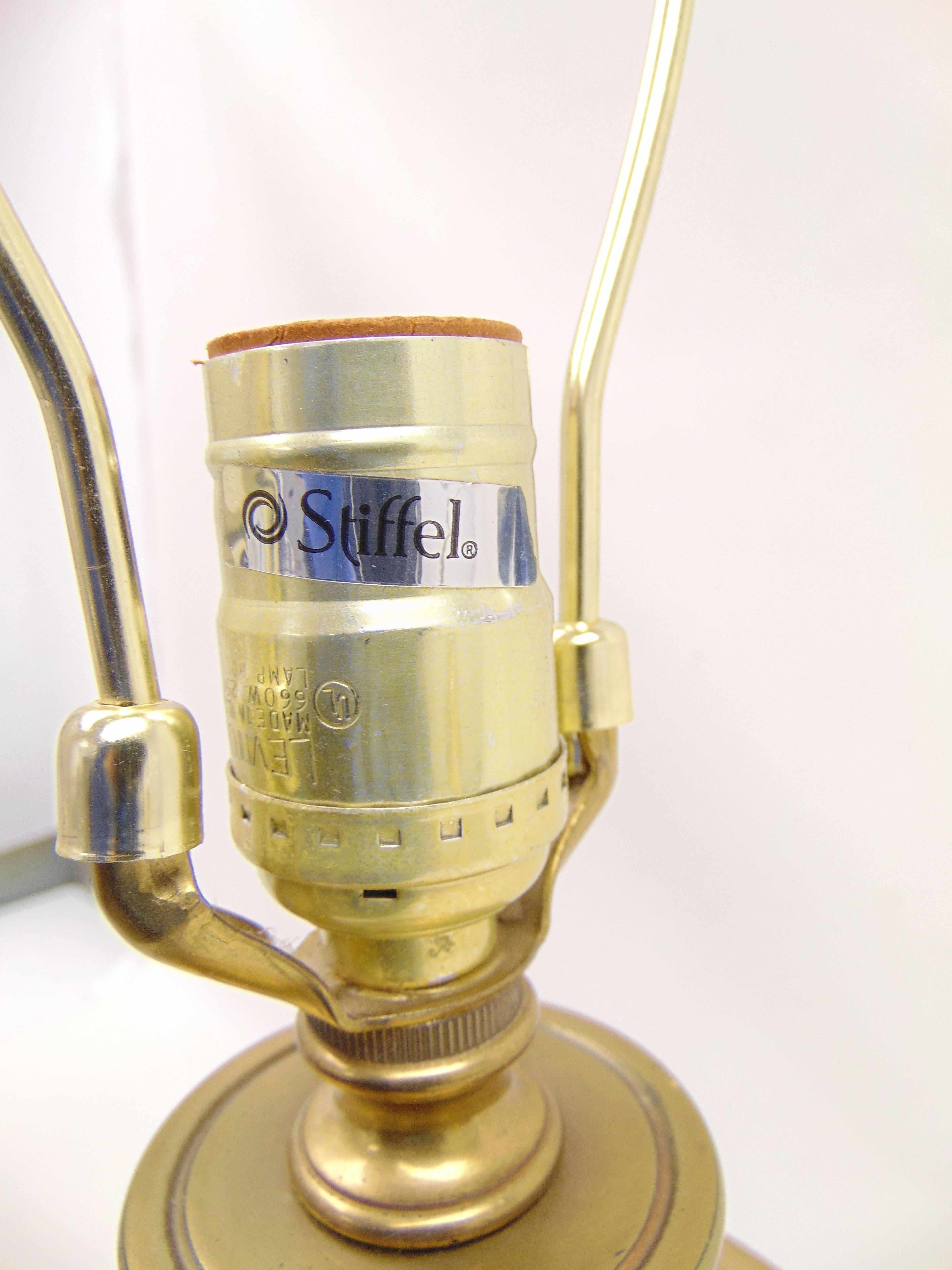 American Classical Traditional Brass Lamp by Stiffel 5