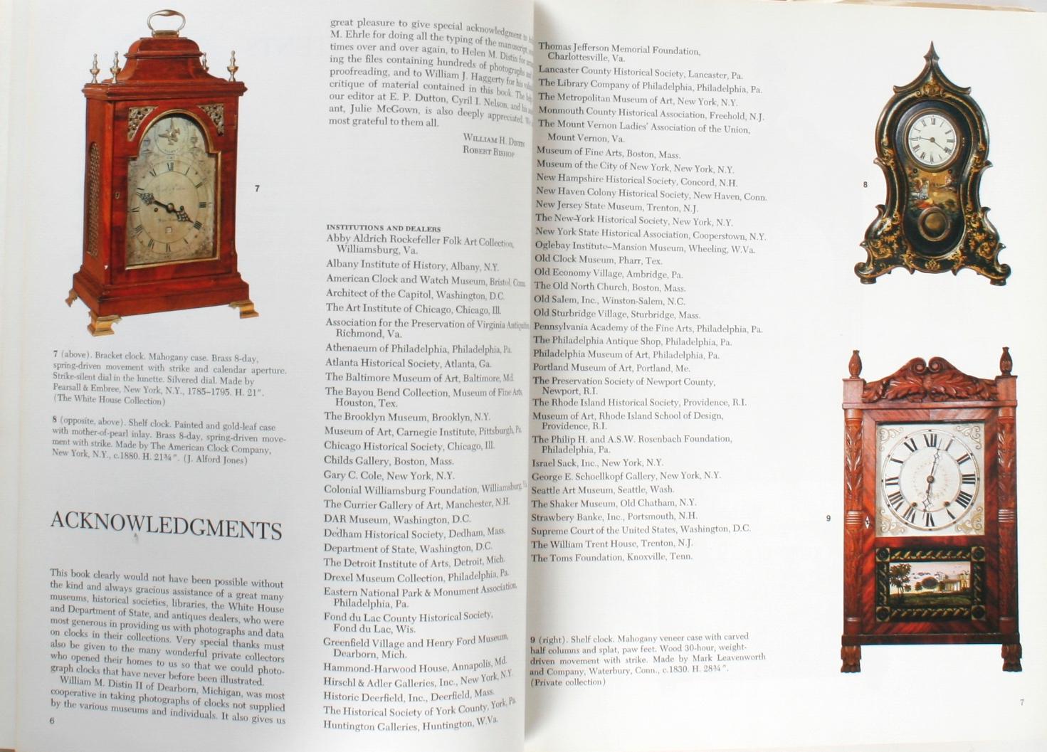 Américain L'horloge américaine, un enquête pictural comprenant, première édition en vente