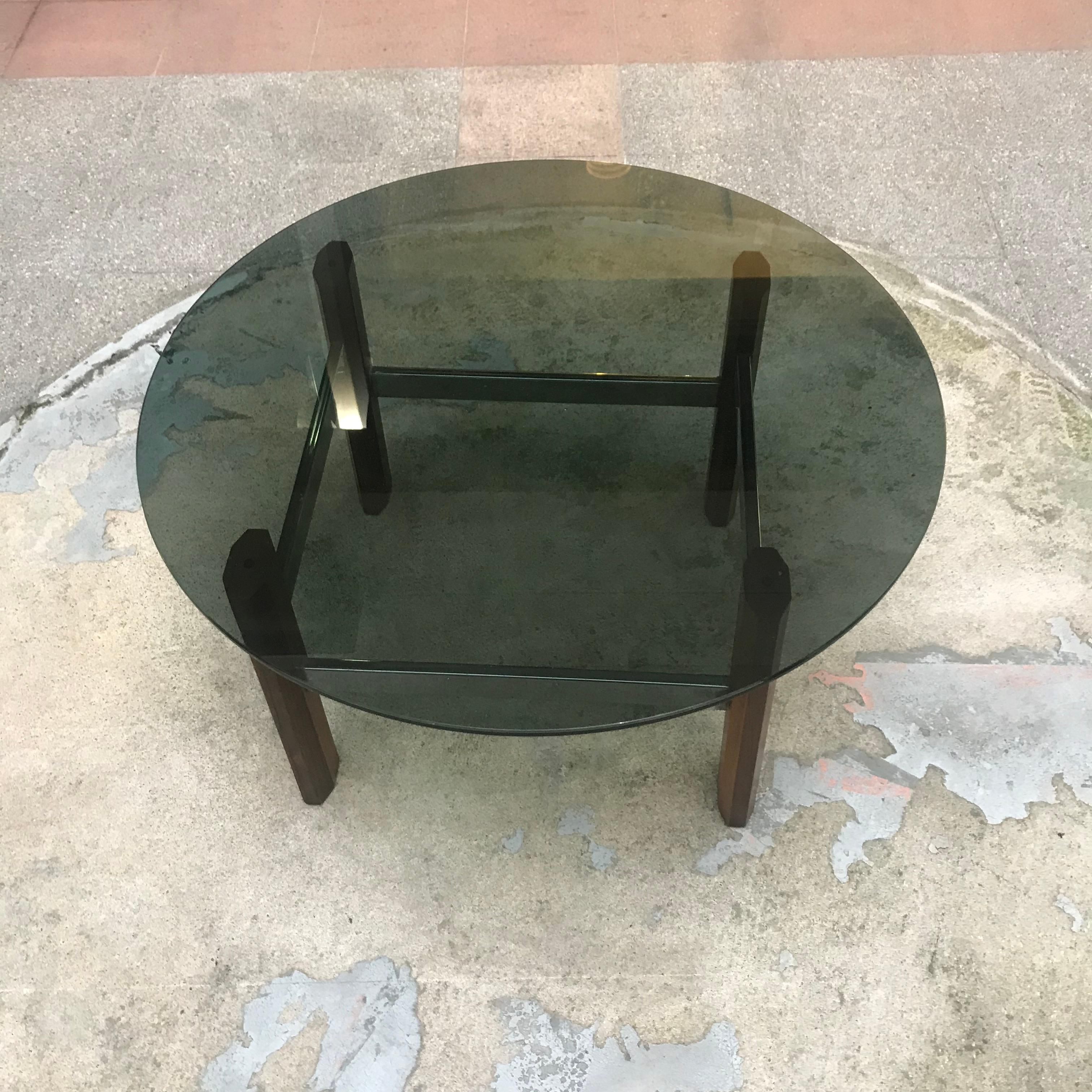 American Coffee Table, circa 1970 In Good Condition In Saint Ouen, FR