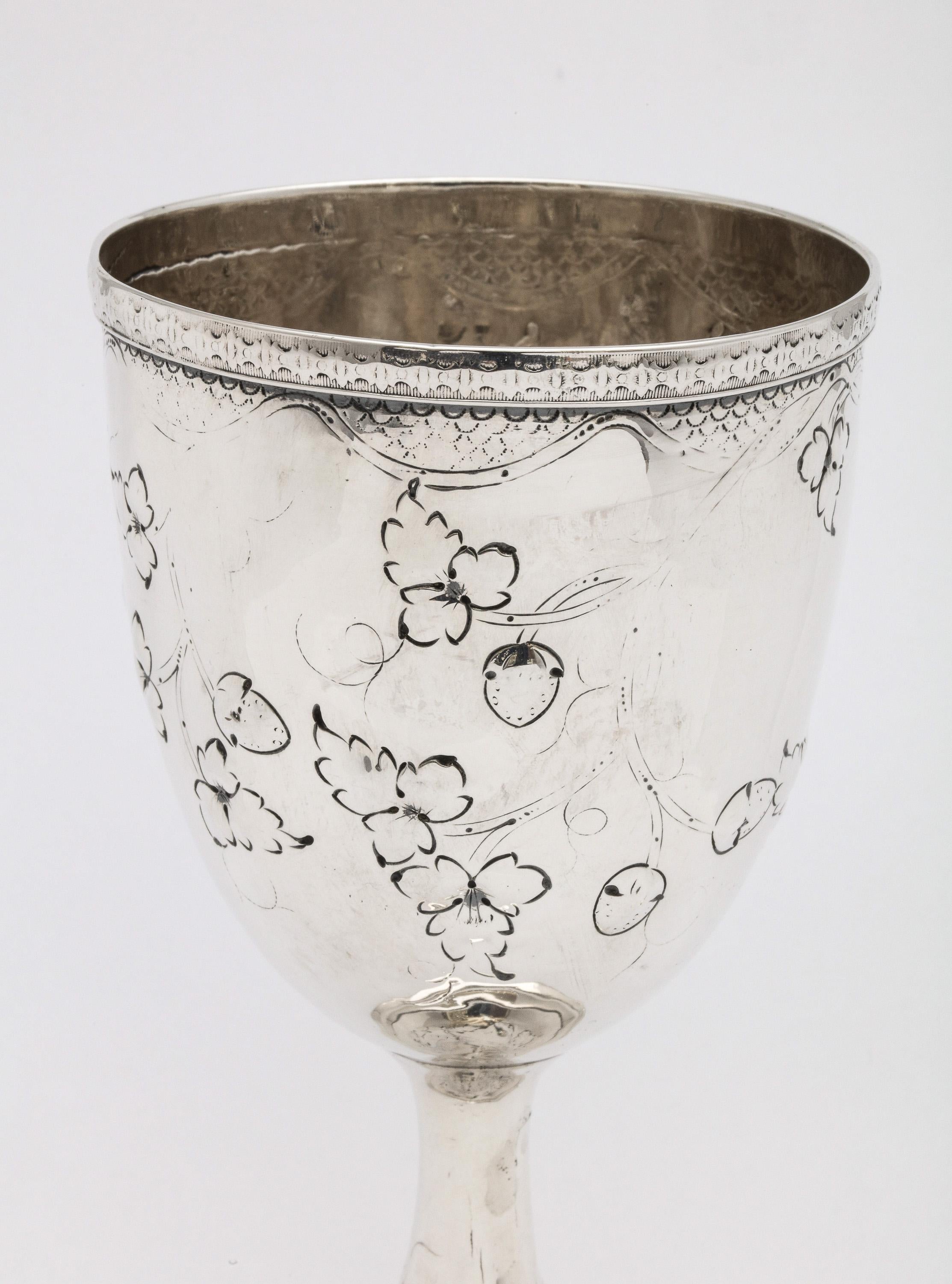silver goblets value