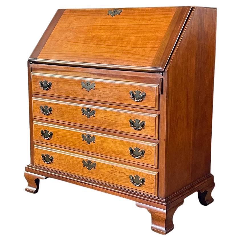 American Colonial Cherry Drop-Down Desk by Maddox