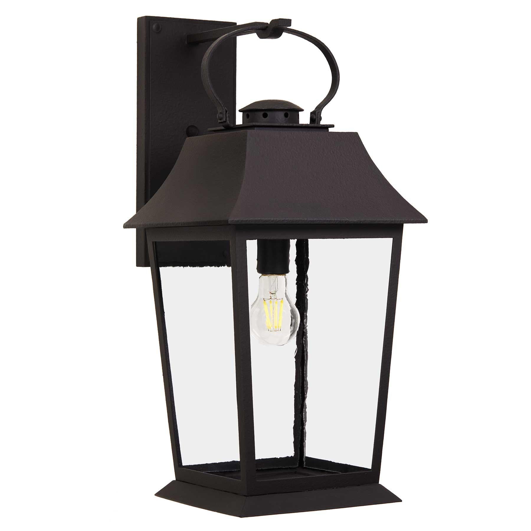 Our Biltmore lantern echoes the casual sophistication of Santa Barbara's historic California hotel of the same name. The Biltmore wrought iron lantern would be perfectly at home amidst the ivory adobe walls, graceful archways and picturesque gardens
