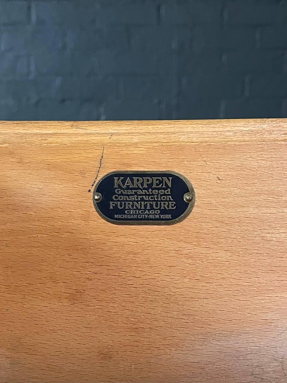 American Colonial Mahogany Vanity Desk 5