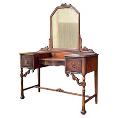 American Colonial Mahogany Vanity Desk